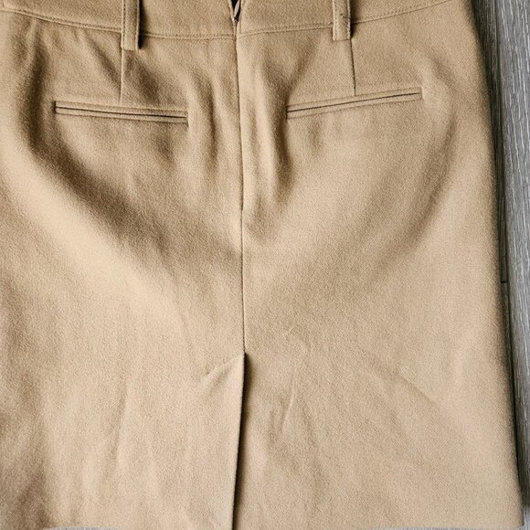 Club Monaco Women's tan beige wool short skirt size 4 - Picture 5 of 6
